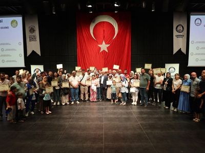 Gaziantep'te Evlilik Okulu Projesi Mezunları Sertifikalarını Aldı