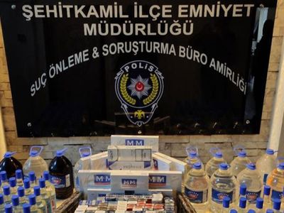 Gaziantep’te Kaçak Alkol Operasyonu Gerçekleşti