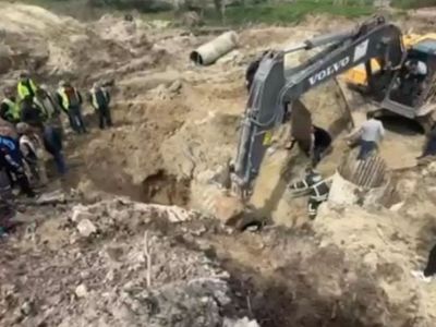 Halkalı-Kapıkule Hızlı Tren Hattı'nda göçük meydana geldi: 2 işçi kurtarılmayı bekliyor!