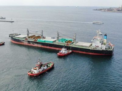 Haydarpaşa Limanı açıklarında korkutan anlar: Hong Kong bayraklı yük gemisi karaya oturdu
