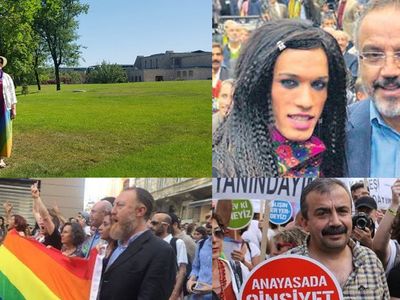 HDP'nin Tesettürlü İstanbul Milletvekili Hüda Kaya'dan LGBT'ye Destek