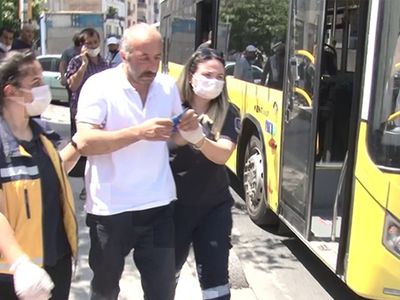 HES Kodunu İstanbul Kartına Tanımlamayan Bir Kişi Otobüs Şoförüne Saldırdı
