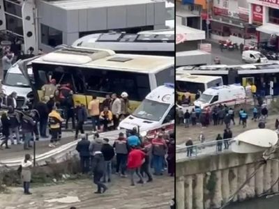 İETT otobüsü ile tramvay çarpıştı: Çok sayıda ekip bölgeye geldi
