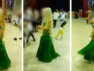 İmam Hatip Ortaokulu'nda skandal görüntüler! Dansöz oynattılar