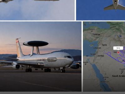 İran Saldırısı Sonrası ABD’ye Ait E-3 Sentry Uçağına İlişkin Görüntüler Sosyal Medyada