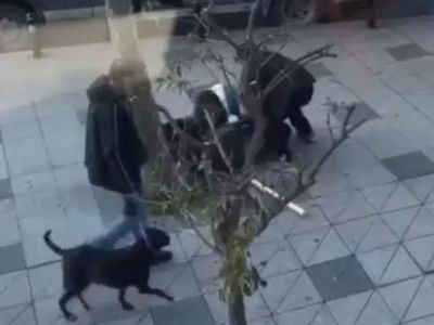 İSPARK görevlisinden yaşlı sürücüye dayak: Kamyonetten indirip sopayla darp etti!