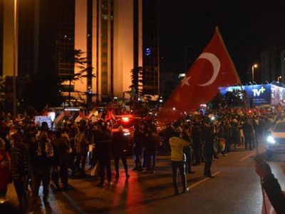 İsrail Başkonsolosluğu Önündeki Protesto Devam Ediyor