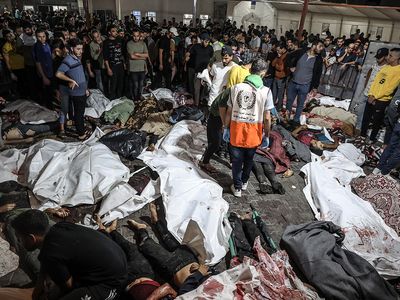 İsrail hastaneyi bombaladı: 500 kişi hayatını kaybetti