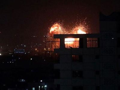İsrail Ordusu Gazze'ye Hava Saldırısı Düzenledi