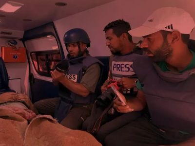İsrail'in basın özgürlüğüne yönelik hedefi: TRT Arapça ekibine saldırı!
