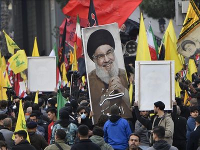 İsrail'in Katlettiği Hasan Nasrallah için Anma Töreni Düzenlendi