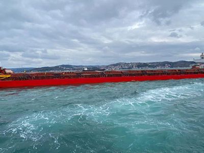 İstanbul Boğaz'ında Gemi Arızası