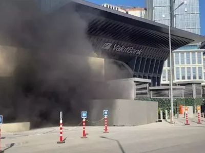 İstanbul Finans Merkezi'nde yangın