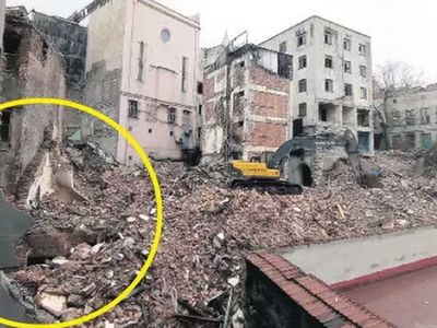 İstanbul'da 200 yıllık genelevin yıkımı esnasında ortaya çıktı: Osmanlı hamamı kalıntıları bulundu