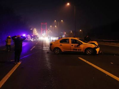 İstanbul’da kabus gibi kaza: 6 otomobil birbirlerine girdi