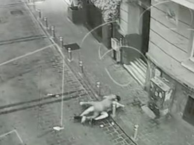 İstanbul'da köpekli gasp kamerada: Pitpulla böyle gasp etiler!