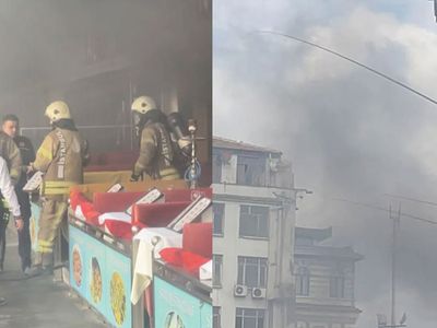 İstanbul’da korku dolu anlar: Galata Köprüsü’nde yangın