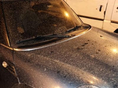 İstanbul'da Yağmurla Beraber Çamur Yağdı