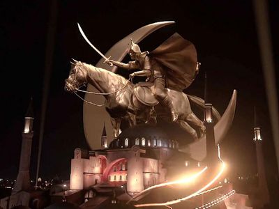 İstanbul'un Fethi'nin 569. Yılı Ayasofya Camii'nde görkemli bir gösteri ile kutlandı!