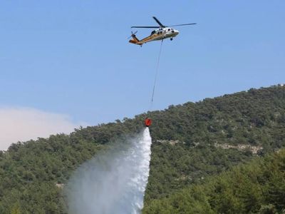 İzmir'de acı olay! Yangına müdahale etmeye çalışan helikopter düştü 3 personel hayatını kaybetti