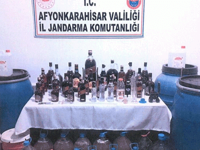 Jandarma Sahte Alkol Operasyonu Düzenledi! CHP'li Başkan Suçüstü Yakalandı
