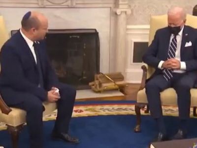 Joe Biden Naftali Bennett İle Görüşmesinde Canlı Yayında Uyudu!