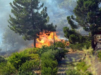 Kahramanmaraş’ta iki ilçede yangın çıktı: 6 saat sonra kontrol altına alındı