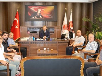 Kahta gazeteciler ve yazarlar cemiyeti'nden Cumhuriyet Başsavcısı Atalay'a hayırlı olsun ziyareti