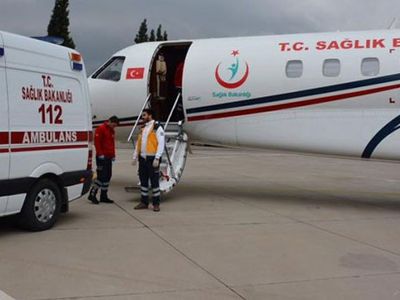 Kalp Yetmezliği Olan Bebek Hava Ambulansıyla İstanbul'a Nakledildi