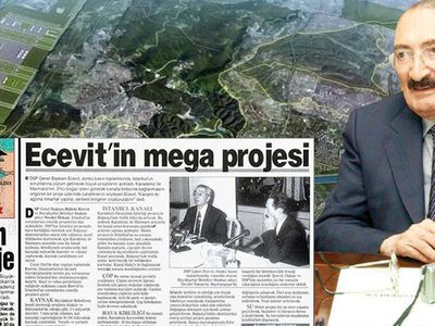 Kanal İstanbul Ecevit’in de Hayaliydi