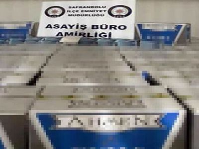 Karabük'te 2 Milyon 570 Bin Boş Makaron Yakalandı