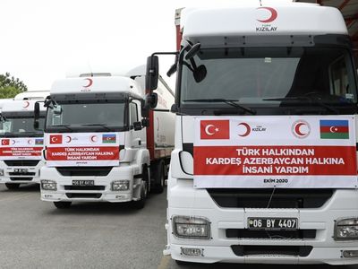 Kardeş Azerbaycan Türkiye için seferber oldu