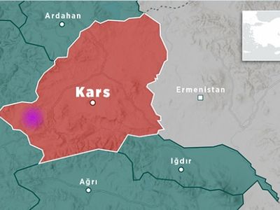 Kars'ta 4 büyüklüğünde deprem