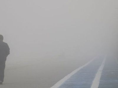 Kars'ta Etkili Olan Sis Trafiği Aksattı