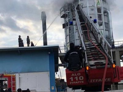 Kastamonu'da Kereste Fabrikasında Yangın Çıktı