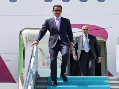 Katar Emiri Şeyh Temim bin Hamed Al Sani Ankara'ya Geldi