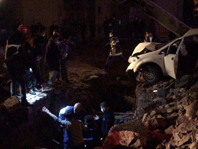 Kayseri'de Kazı Çalışması Sırasında Üzerine Otomobil Düşen İşçi Öldü!