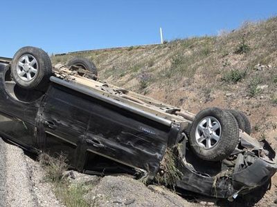 Kırıkkale'de Cip Şarampole Yuvarlandı: 2 Yaralı