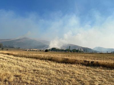 Kırşehir'de Merada Yangın Çıktı