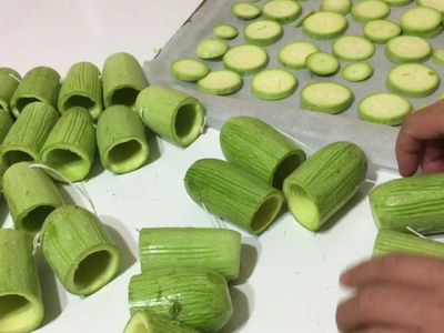 Kızartmalık ve dolmalık kabak nasıl kurutulur? Kabak kurutma yöntemleri resimli anlatım