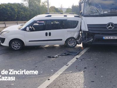Kocaeli’ de Zincirleme Trafik Kazası