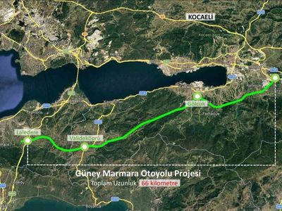 Kocaeli-Yalova otoyolu projesinin imar planı değişiklikleri onaylandı