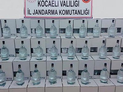 Kocaeli'de Kaçak Alkol Operasyonu