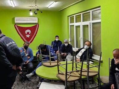 Konya'da Kahvehaneye Çevrilen Eve Baskın