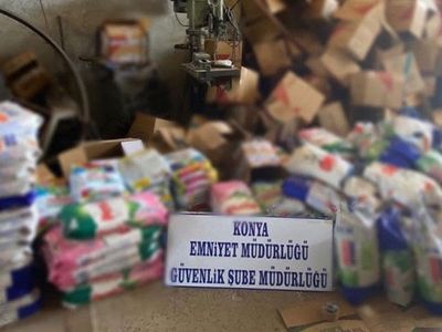 Konya'da Sahte Deterjan Operasyonu Yapıldı: 2 Gözaltı