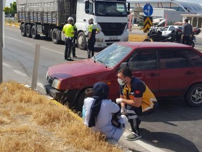 Konya'da Trafik Kazası Meydana Geldi