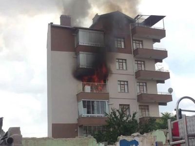 Konya’da Yangın Paniği Yaşandı