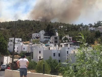 Korkulan Oluyor! Bodrum ve Marmaris'te Yangın Felaketi Devam Ediyor