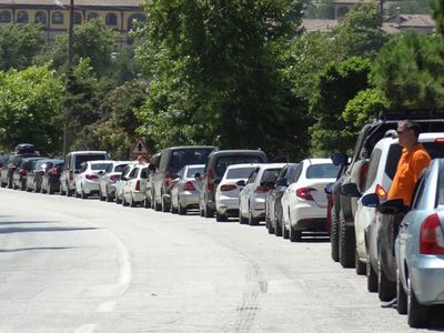 Kurban Bayramı Öncesi Trafik Hareketliliği Başladı! Araçlar Uzun Kuyruklar Oluşturdu