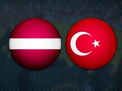 Maç Sona Erdi! Letonya 1-2 Türkiye